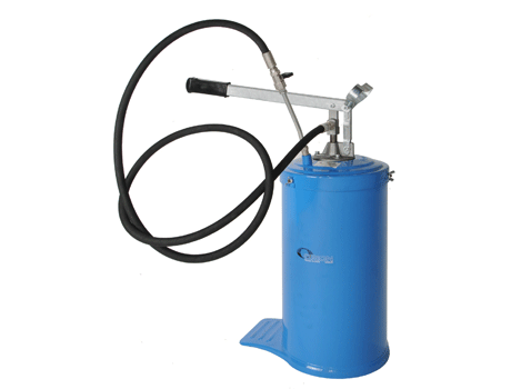 Нагнетатель смазки ручной 16 кг, с шланг 1,5 м производительность 2 г/ход штока