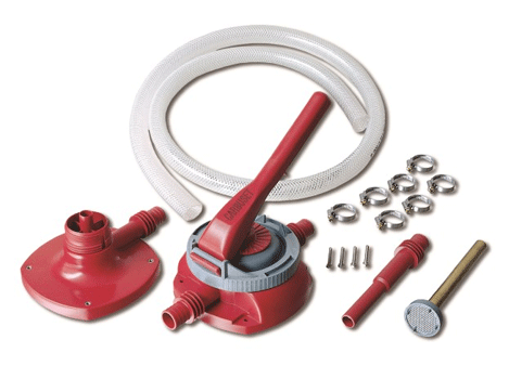 Насос диафрагменный, ручной, с принадлежностями, для перекачки различных жидкостей в том числе и загрязнённых,для ёмкостей объёмом до 200л., производительность 25л/мин