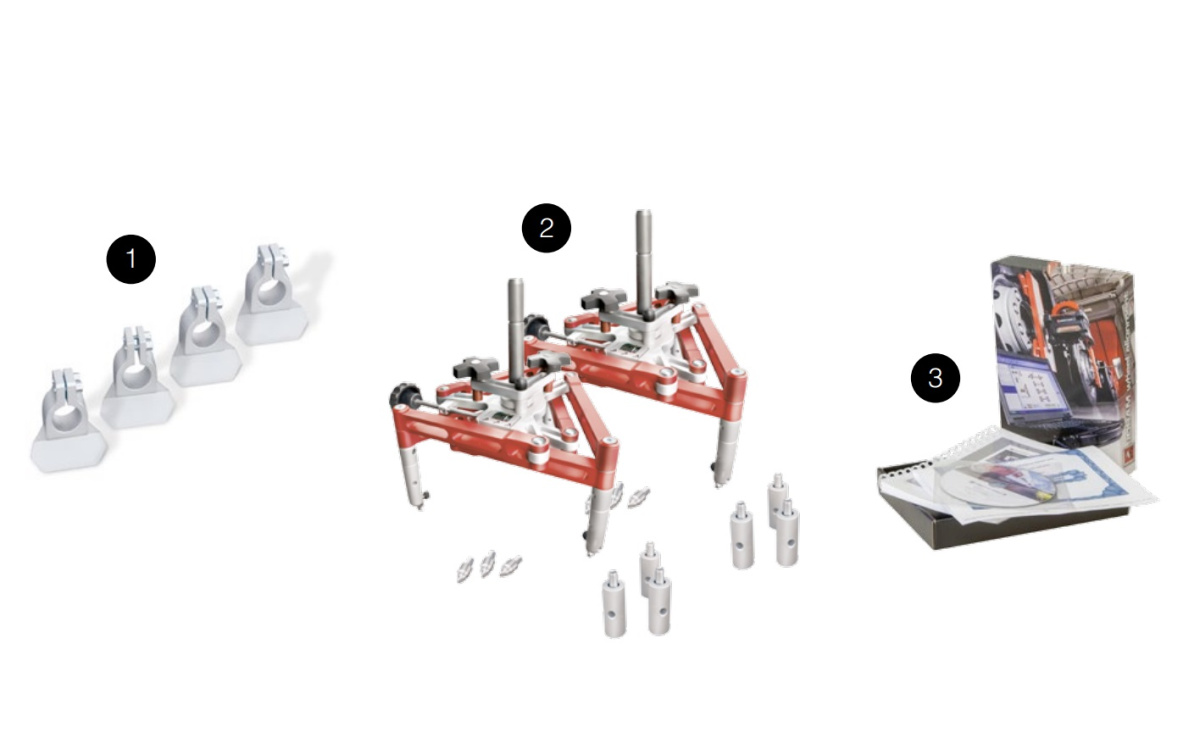 Комплект колесных адаптеров для прокатки осей к стенду СА 2000 К