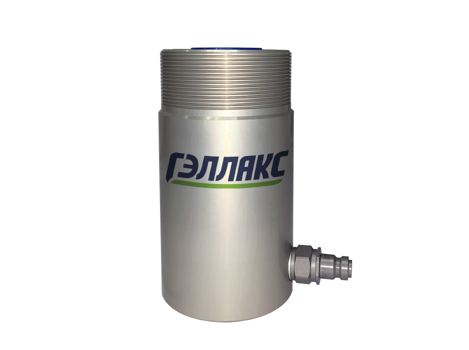 Гидроцилиндр с полым штоком, усилие 18 т, 70 МПа