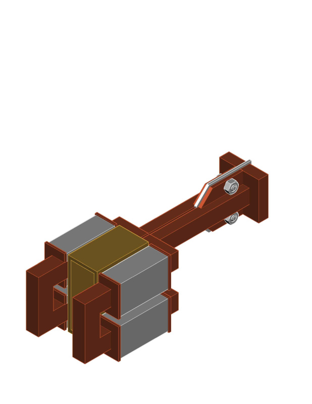 Индуктор для пайки №7 с магнито проводом из эл.тех ст. 