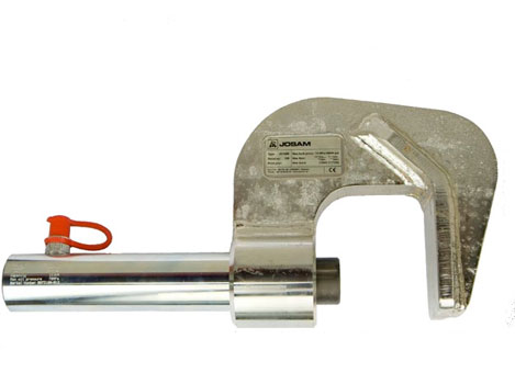 Струбцина с плоским носом 10 тонн, комплект (зев 90/100 мм) для правки рам 