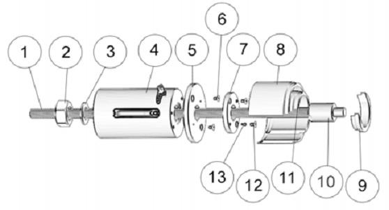 Гидравлический выпрессовщик втулок, стаканов, сайлентблоков для коммерческого транспорта, усилие 50 т