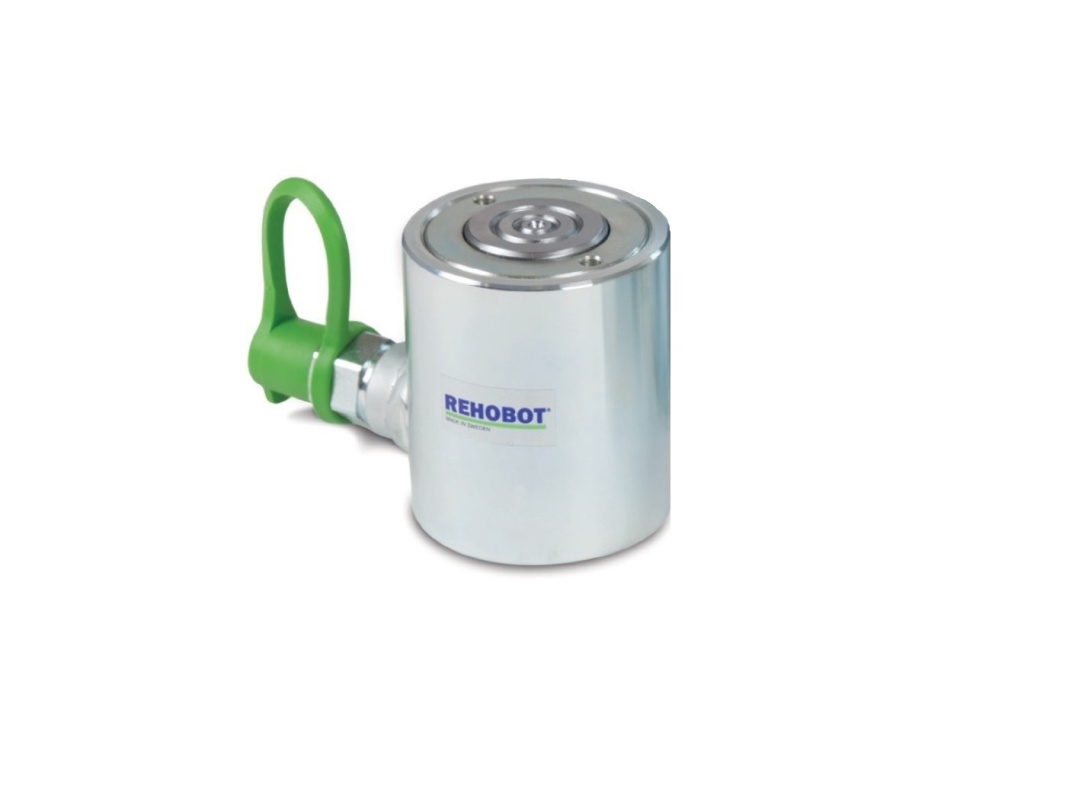 Гидроцилиндр толкающий, усилие 22 т, ход штока 50 мм, высота 107 мм 