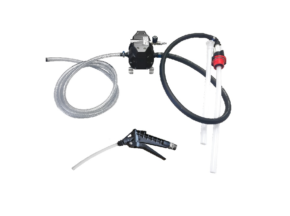 Комплект насоса диафрагменного ЕD30 (арт. 11742) с пневмоприводом для наполнения AdBlue®, 0,7 МПа, пистолет стандартный ручной для раздачи AdBlue