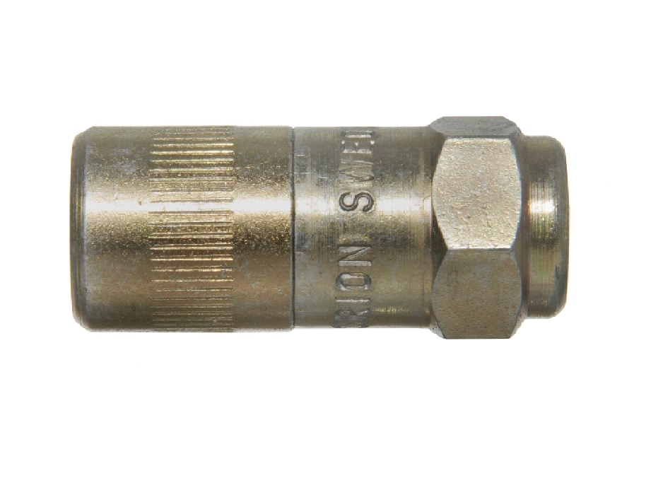 Наконечник присоединительный для смазки для тяжёлых условий эксплуатации,ø18 мм., 3 лепестка, присоединение 1/8” BSP (F/Inv.)  