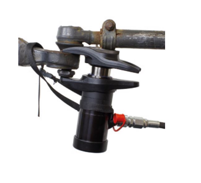 Комплект выпрессовщиков для сервиса грузового транспорта с ударным гидроцилиндром 45 тонн выпрессовщик шворней, съемник ступиц, выпрессовщик пальцев