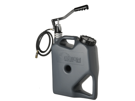 Нагнетатель смазки ручной, переносной,объём 16 кг, шланг 1,5 м, производительность 1,5 г/ход штока, давление макс.: 15 МПа (150 бар)