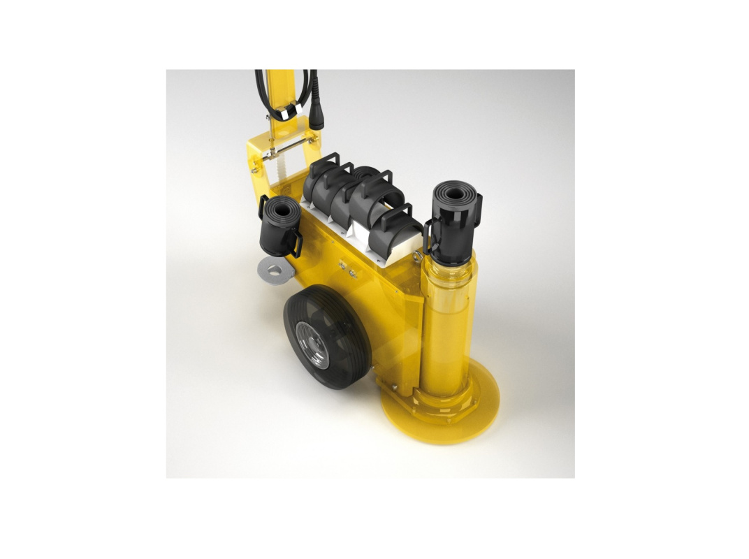 Домкрат пневмогидравлический тяжелого типа для горной промышленности, 100 т (на высоту до 1170 мм)