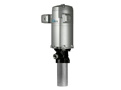 Насос для масла укороченный, 3:1, произв-ть 120 л/мин, воздух G1/2", всасыв. G1 1/2", нагнет. G 3/4"