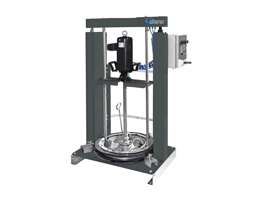 Установка для раздачи смазки (подъёмник-прижим двухстоечный), стационарная, с насосом 12821