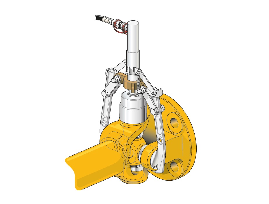 Съемники гидравлические в комплекте с тележкой