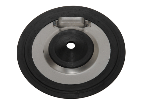 Пластина уплотнительная под приемную трубу насоса диаметром 26-42 мм под бочки 50 кг, для бочек с внутренним диам.300-340 мм