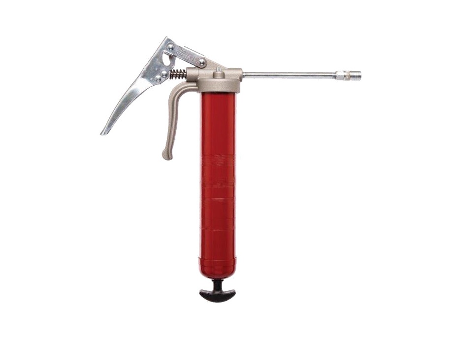 Шприц-солидолонагнетатель, ручной, рычажный, с рычагом Alemite, высокой производительности; 1 гр./один ход штока, объём цилиндра: 450 гр., без ниппеля наполнительного