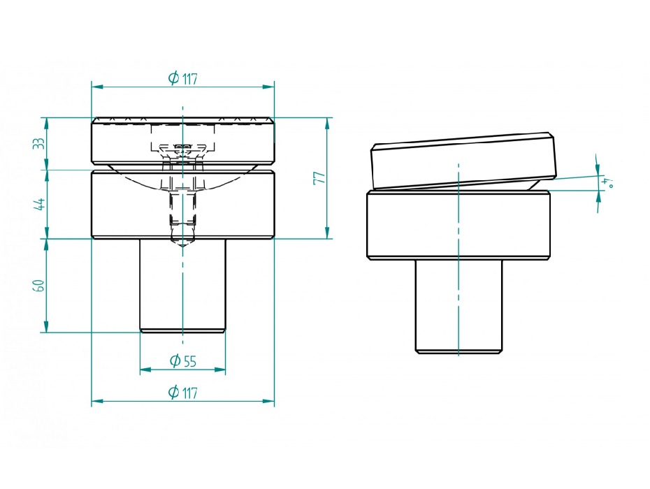 Опора плавающая для M100/72, M150/90