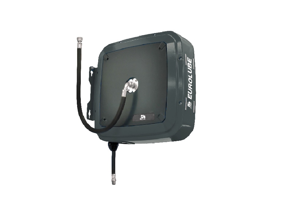 Катушка закрытая с шлангом для раздачи стеклоомывающей жидкости, шланг 15 м. х 1/2"; 1,5 МПа; 1/2"