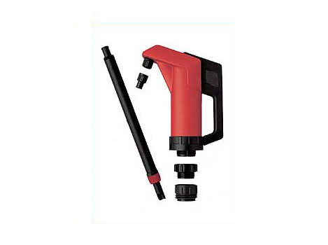 Насос ручной рычажный для бочек, для ёмкостей 60-200 л., прокладки Viton, производительность 0,33 л на ход штока, труба 400-915 мм, цвета насосов: зелёный, синий, серый