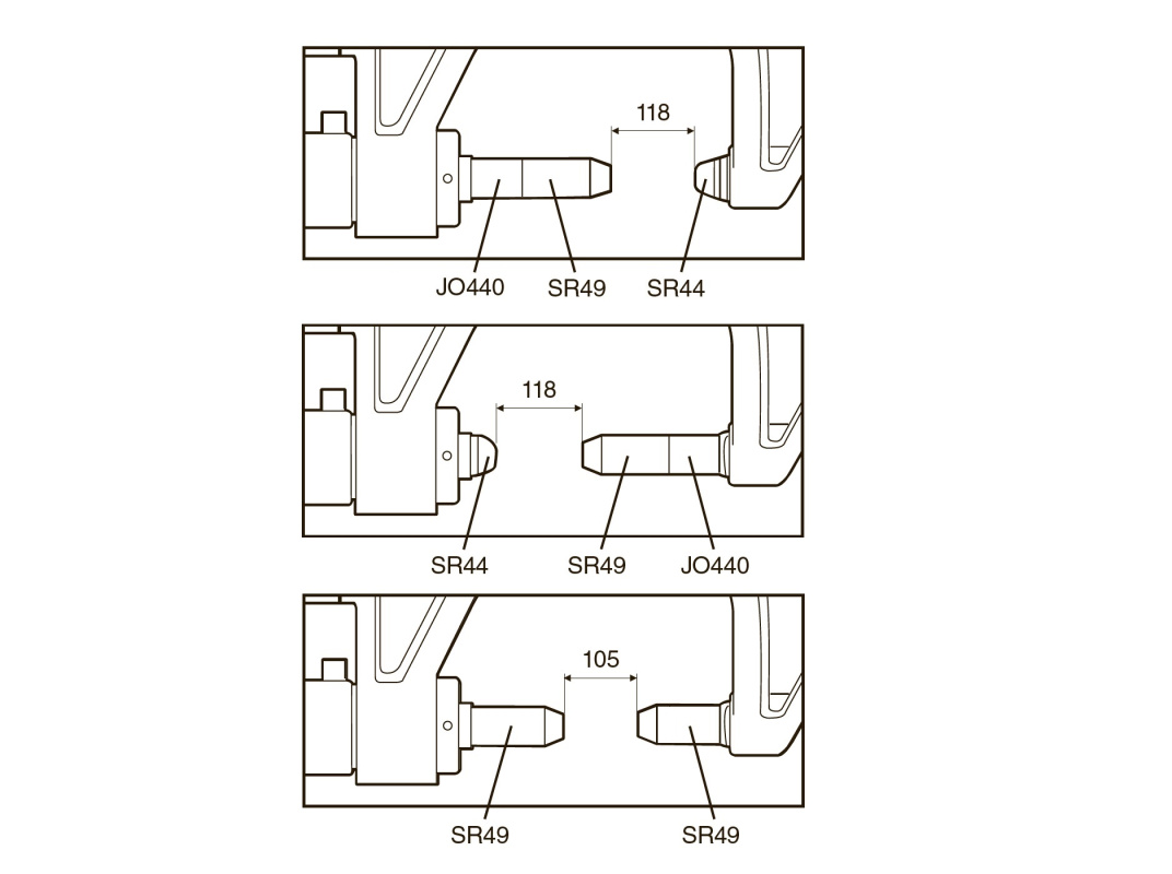 Удлинитель (проставка) 70 мм для струбцины JO 560 K для правки рам 