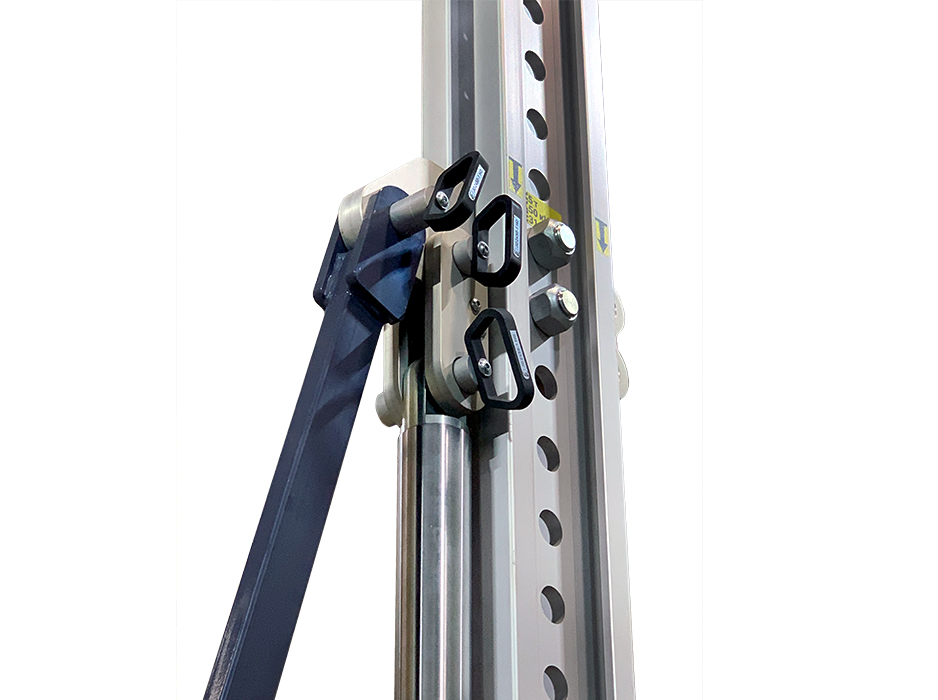 Башня силовая высотой 3670 мм с тянущим цилиндром 10 т, х/ш 500  мм, крепление к силовому полу, цепь 8 м