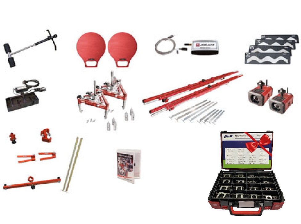 Электронный стенд измерения углов установки колес, положения осей, геометрии рам Cam-aligner с комплектом регулировочных шайб