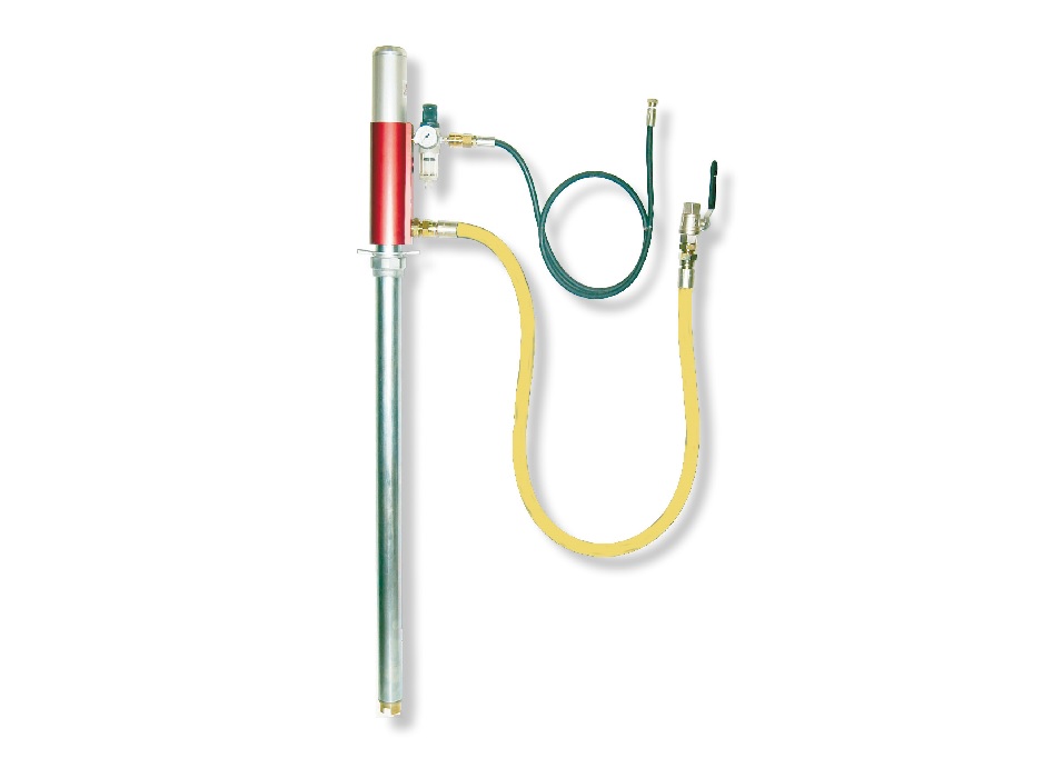 Комплект насоса для раздачи антифриза из 200 л. бочек, пневмопривод, 1:1; 30л/мин;1 МПа