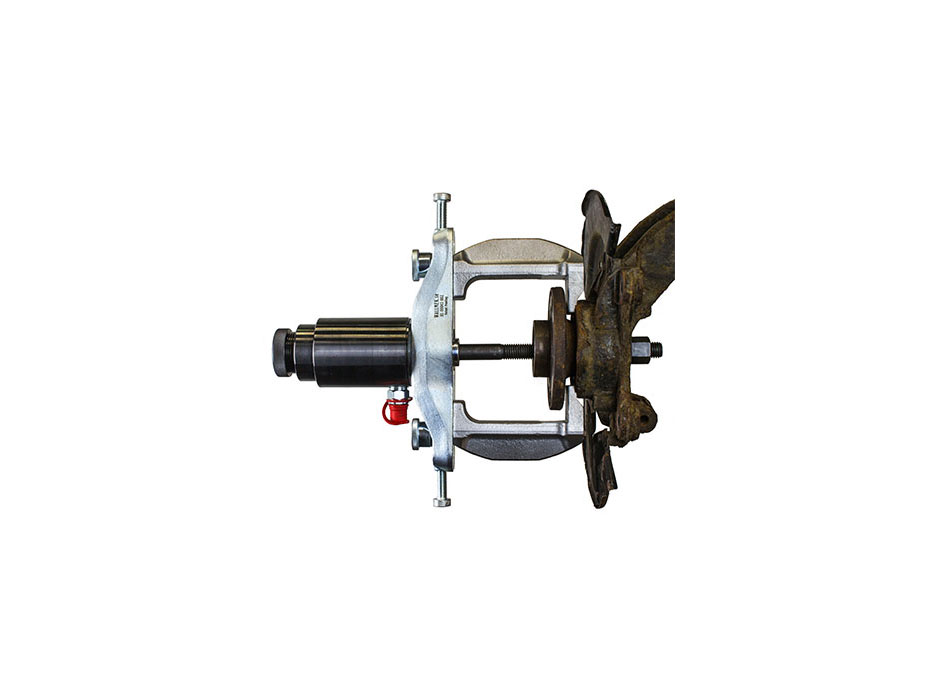 Комплект траверсы с упорными ножками для снятия ступичного узла  ( 2 поколение ) VW,  Audi, , Skoda Volvo  Ford, Mazda 3, 5, Landrover, Freelander 2, итд (цилиндры  1090-02- WALL и  01-00030 в комплект не входят)