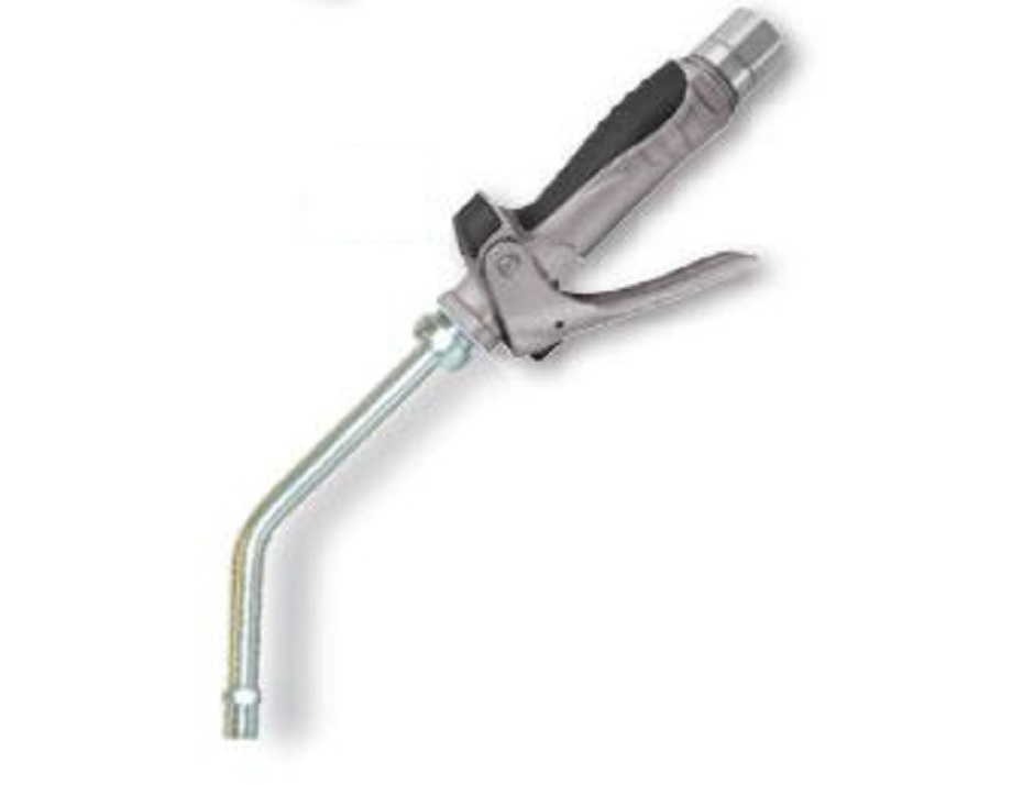 Пистолет маслораздаточный с жёстким носиком 45° с автоматическим каплеулавливателем, 10 МПа, для моторного масла вязкостью до SAE 60