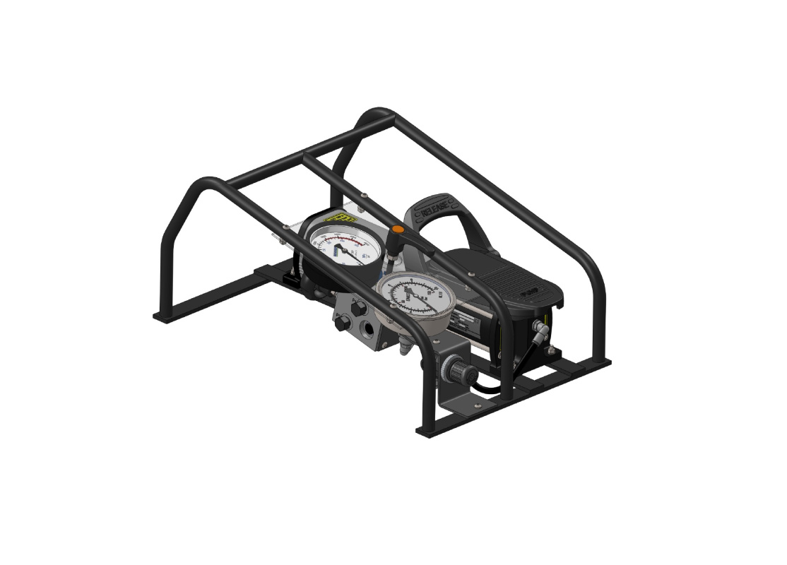 Насос гидравлический, пневматический привод, 227,5 МПа, 1000 см3, 12,1 кг