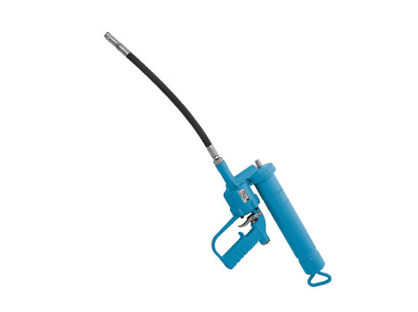 Пистолет с пневмоприводом для раздачи смазки, носик-шланг, Производительность1,3 г смазки/одно нажатие курка. Коэффициент сжатия 60:1