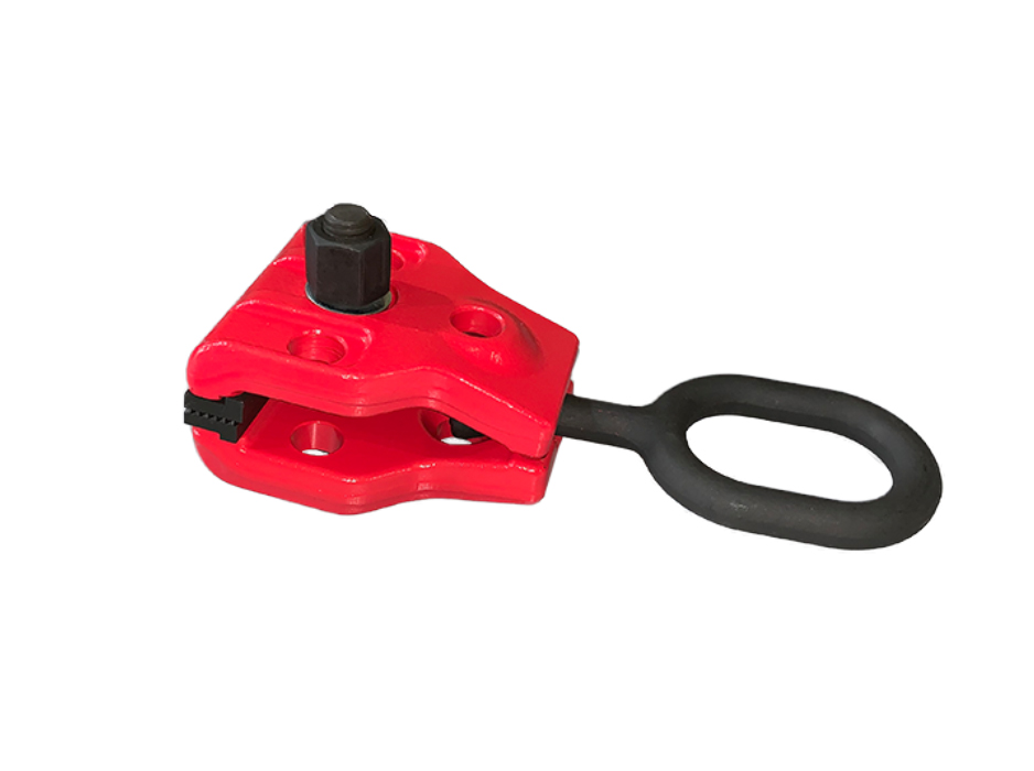 Зажим для вытягивания, 100 мм, 6 т, прямой с невращающимся креплением