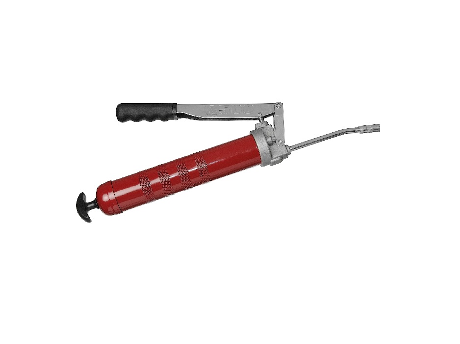 Шприц-солидолонагнетатель, ручной, рычажный, высокой производительности; 1,3 гр. за один ход штока, объём цилиндра: 450 гр.