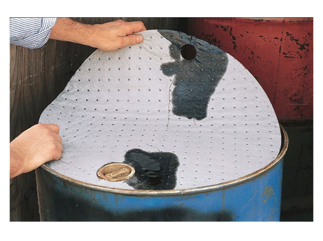 Прокладка защитная для бочек 205 л. (комплект из 25 шт), объем впитывания масла 2л/лист, диаметр 56 см