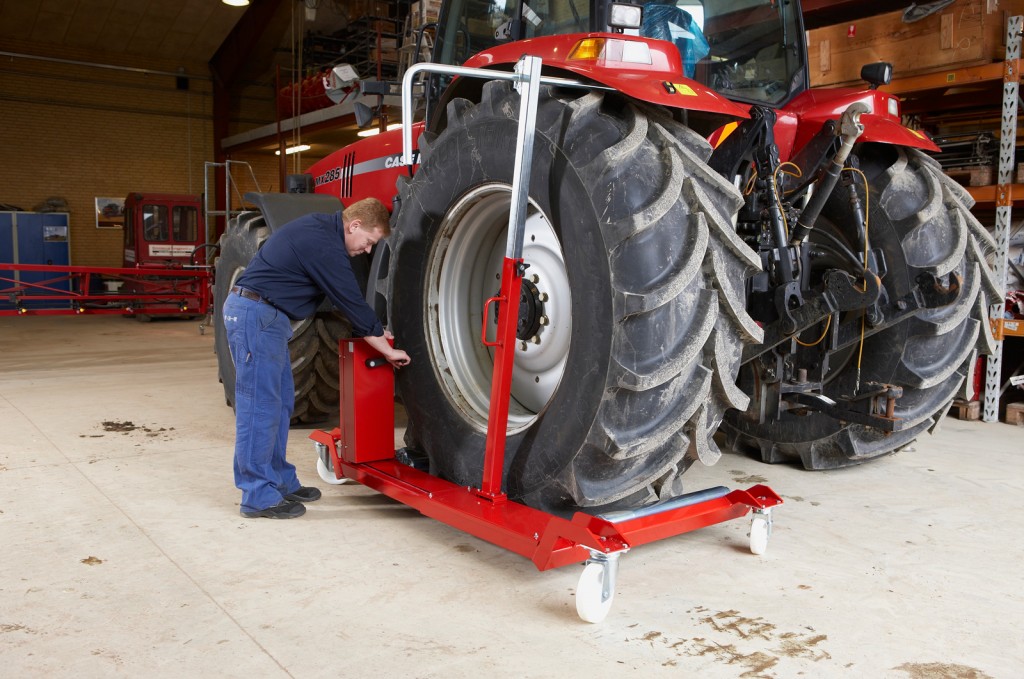 Тележка гидравлическая для снятия и установки колес, 1,5 т