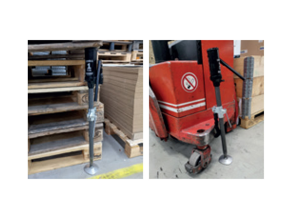 Домкрат гидравлический на 1 тонну 16HN-1, для подъема на высоте (реечный*), высота подъема 720 - 1160 мм, высота подхвата 105-445 мм