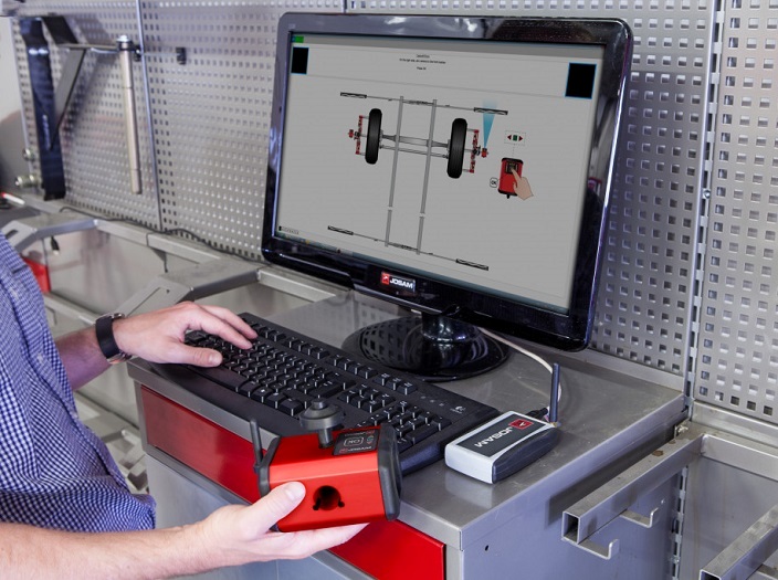 Стенд электронный сход развал для грузовых автомобилей, автобусов, измерение рам Cam-aligner