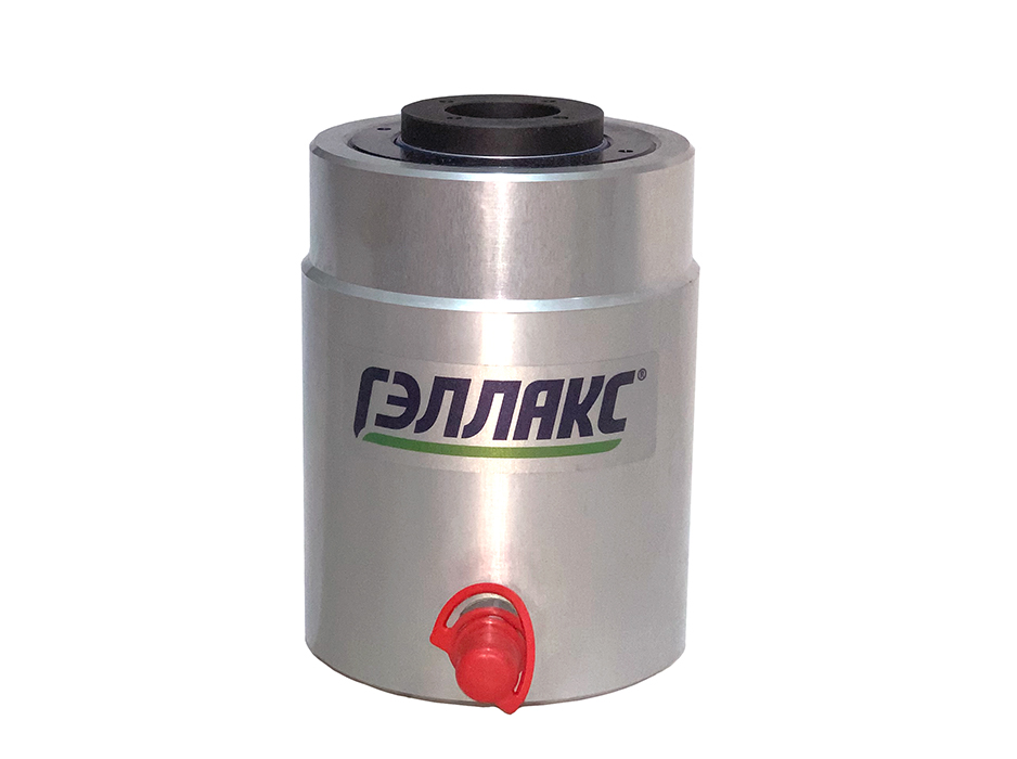 Гидроцилиндр с полым штоком, усилие 36 т, 70 МПа (цилиндр из алюминия)