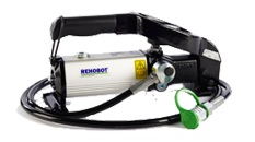 Насос гидравлический, двухступенчатый, ручной привод, манометр, шланг 2м и БРС, 12 МПа, 300 см3