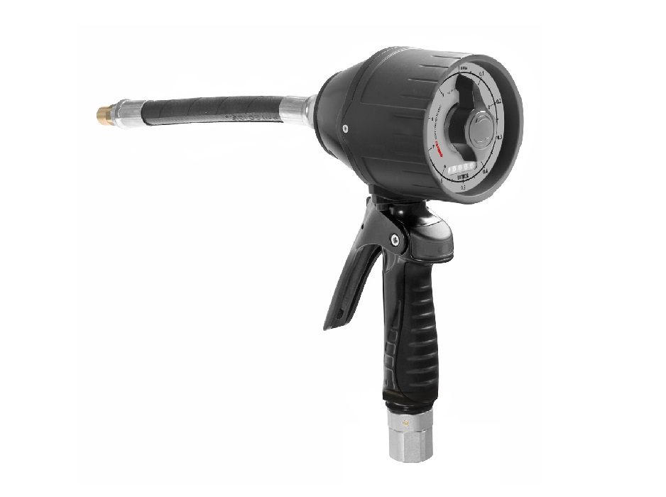 Пистолет для раздачи масла с встроенным механическим расходомером (24786 старый арт.)