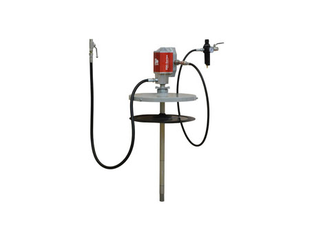 Нагнетатель смазки стационарный под бочки 180 кг, насос 80:1 