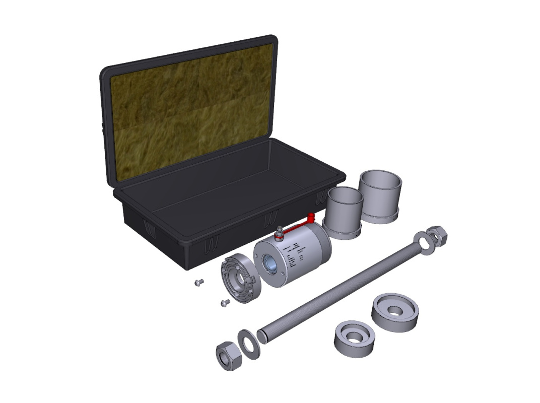 Выпрессовщик сайлентблоков, усилие 36 т, (гидроцилиндр из алюминия)