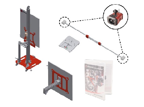 Установка для калибровки камеры курсовой устойчивости и экстр. торможения LPOS & FLS на базе сход-развала 