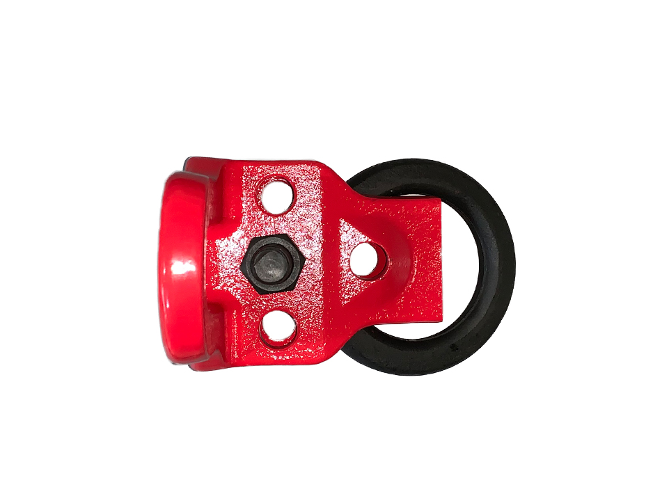 Зажим для вытягивания угловой, 100 мм, 6 т (прямое усилие), 3 т (поперечное усилие), с невращающимся креплением