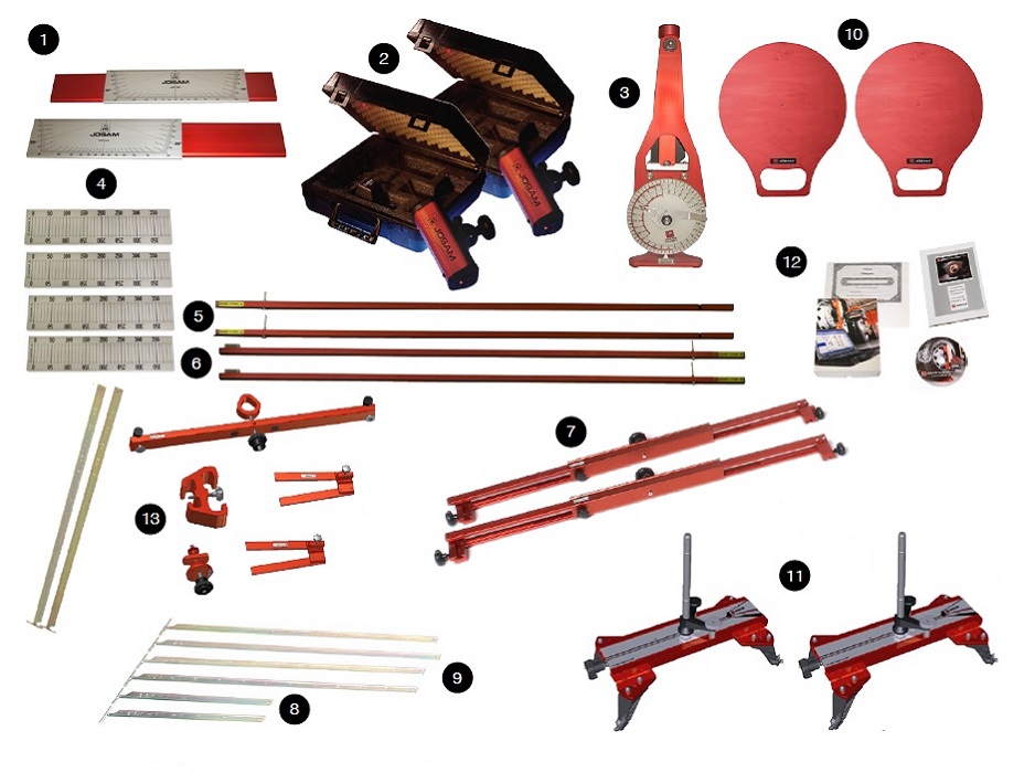 Стенд лазерный сход развал для грузовых автомобилей, автобусов, прицепов, полуприцепов базовый