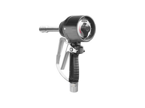 Пистолет для раздачи масла и гликолей с встроенным механическим расходомером, с функцией предустановки объёма
