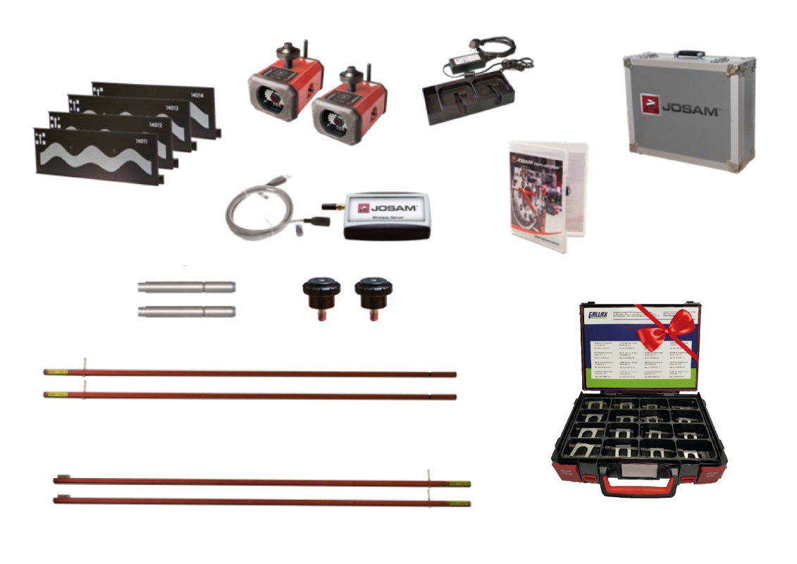 Комплект модернизации JOSAM Truckaligner до JOSAM Cam-aligner с комплектомрегулировочных  шайб