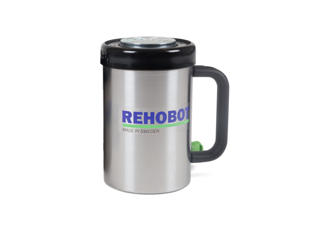 Гидроцилиндр толкающий, усилие 41 т, ход штока 100 мм, высота 196 мм 