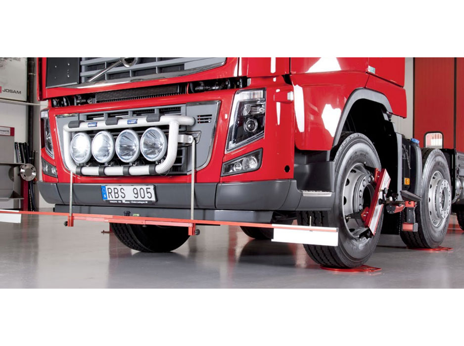 Стенд сход-развал грузовых автомобилей, лазерный продвинутый комплект