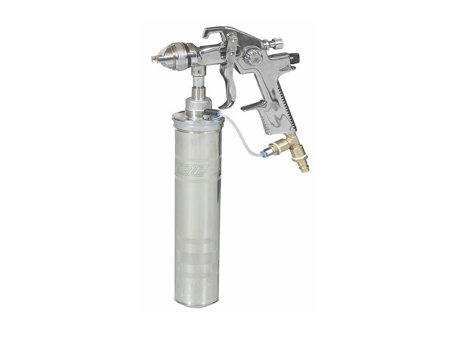 Пистолет-распылитель смазки с пневмоприводом под 400 г картриджи, воздух 3-5 бар
