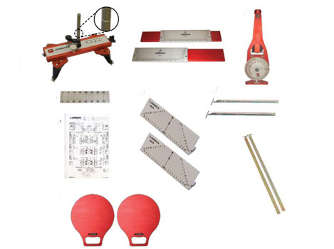 Оборудование для модернизации стенда F 3 D до обмера положения колес и осей