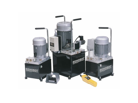 Насос электро-гидравлический 70 МПа, 10л. 380 В. руч упр. для  одност. инструмента 